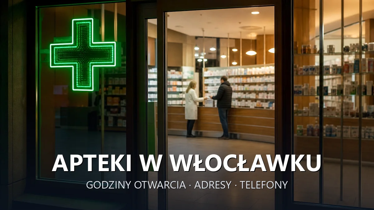 Apteki w Włocławku - godziny otwarcia i dyżury