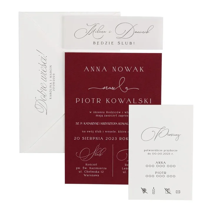 Zaproszenie na ślub to jeden z najważniejszych elementów papeterii