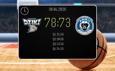 [KOSZYKÓWKA] Dziki Warszawa – Anwil Włocławek 78:73 w Orlen Basket Lidze – gospodarze przypieczętowali play-offy