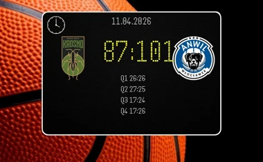 [KOSZYKÓWKA] Anwil Włocławek wygrywa w Krośnie 101:87 po mocnej drugiej połowie – Orlen Basket Liga