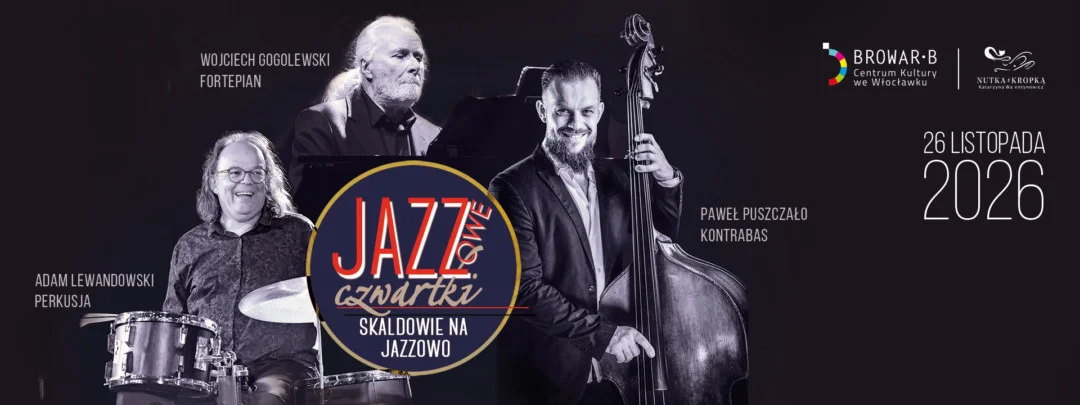 Grafika promocyjna wydarzenia Jazzowy czwartek – „Skaldowie na Jazzowo”