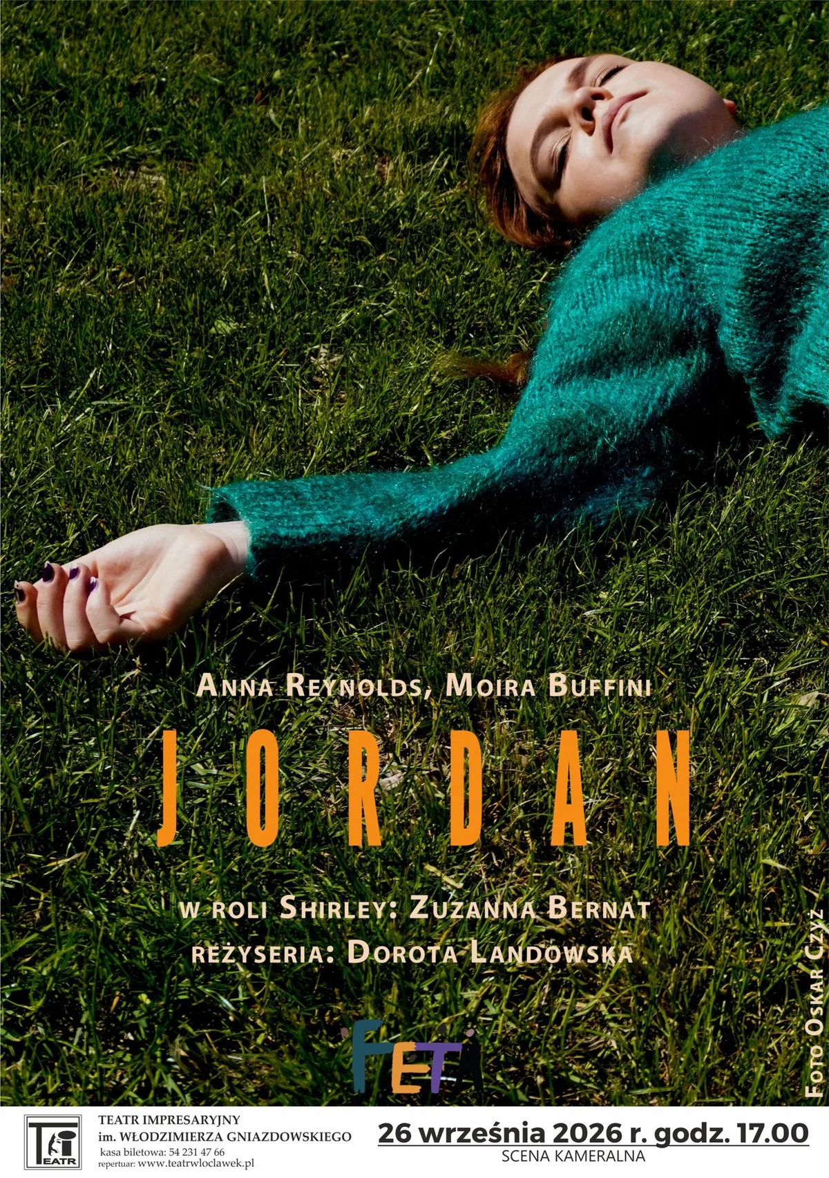 Grafika promocyjna wydarzenia JORDAN – spektakl we Włocławku