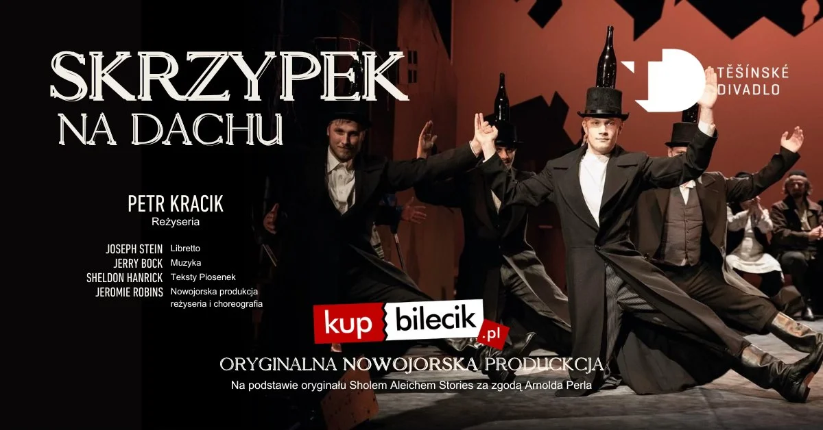 Grafika promocyjna wydarzenia Musical z dużą obsadą wystawiony w Centrum Kultury Browar B.