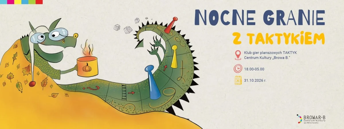 Grafika promocyjna wydarzenia Nocne granie z TAKTYKIEM