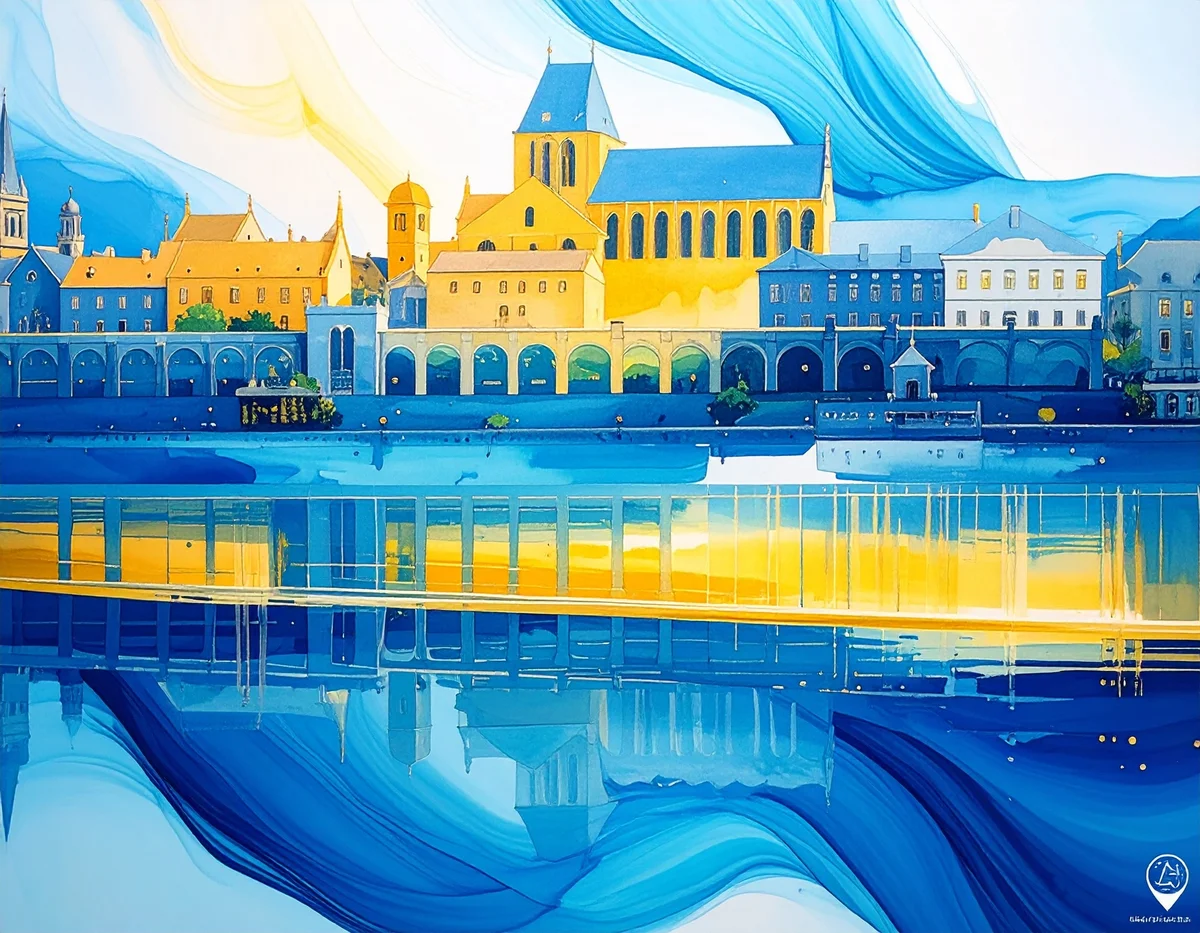 Grafika promocyjna wydarzenia Pielgrzymka Toruń–Włocławek: trzydniowy wyjazd w Roku Jubileuszowym