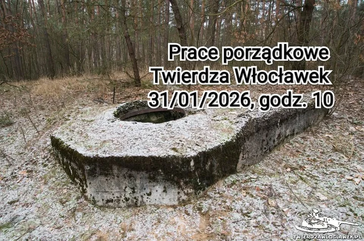 Grafika promocyjna wydarzenia Prace porządkowe - Twierdza Włocławek (sprzątanie schronów)