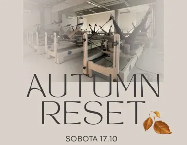 Grafika promocyjna wydarzenia AUTUMN RESET: pilates i jesienny relaks