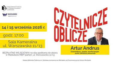 Czytelnicze oblicze: Artur Andrus we Włocławku