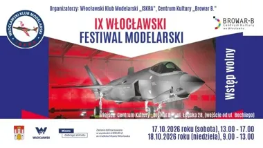 Grafika promocyjna wydarzenia IX Włocławski Festiwal Modelarski