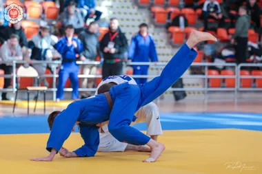 Grafika promocyjna wydarzenia Mistrzostwa Polski Młodzików i U16 w Judo