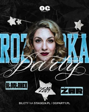 Grafika promocyjna wydarzenia Rozwódka Party we Włocławku: muzyczna noc