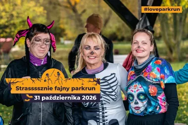 Grafika promocyjna wydarzenia Strassssznie fajny parkrun Słodowo Włocławek – Halloweenowa edycja