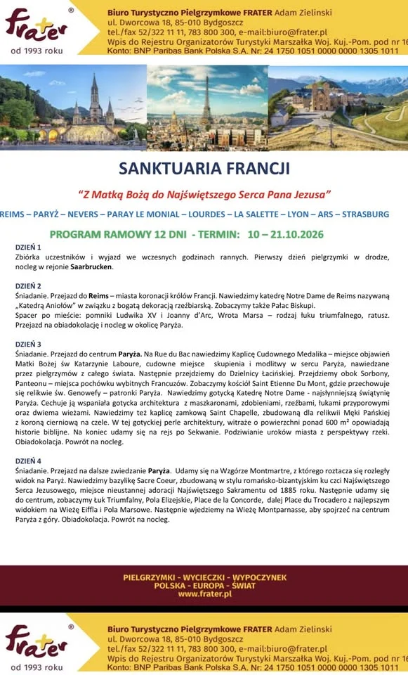 Grafika promocyjna wydarzenia Z Matką Bożą do Najświętszego Serca Pana Jezusa – pielgrzymka parafialna