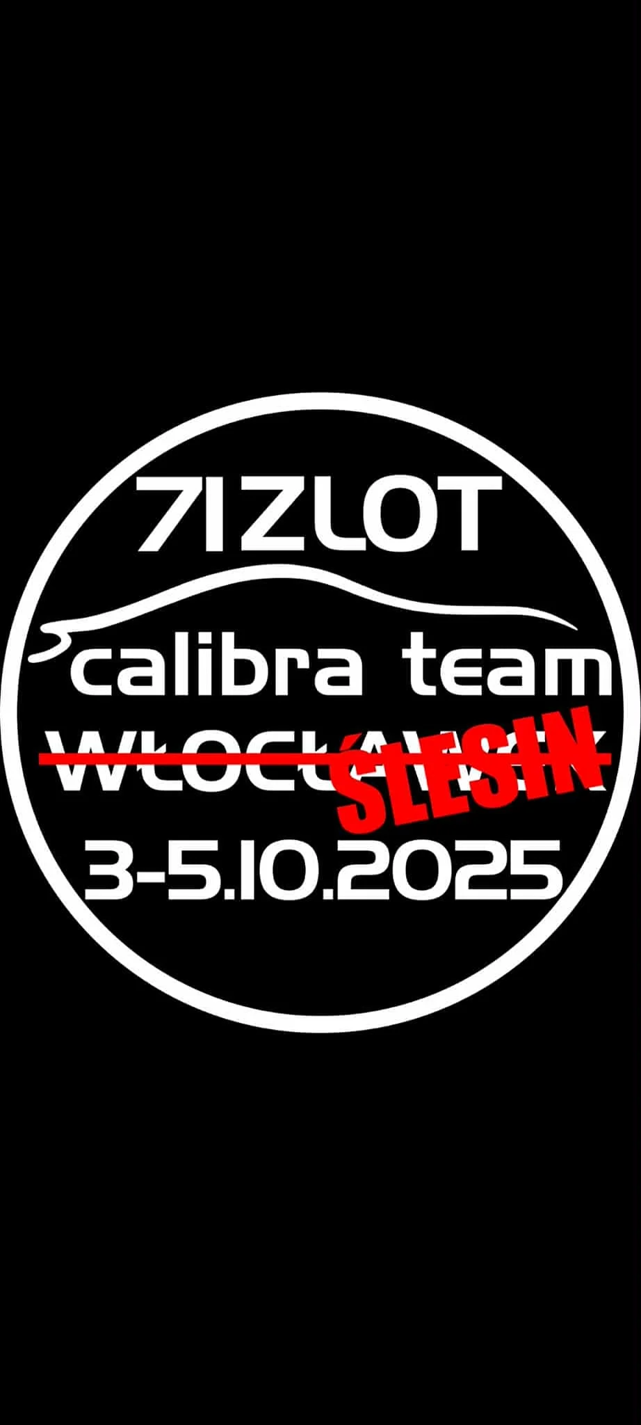 Grafika promocyjna wydarzenia Zlot miłośników samochodów Calibra we Włocławku w październiku 2025