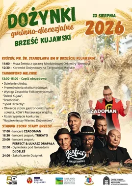Dożynki w Brześciu Kujawskim z wielką sceną. Znamy program wydarzenia