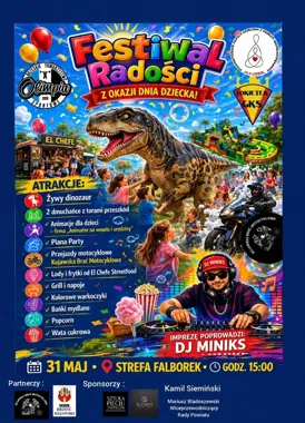 Dinozaur i piana. Brześć Kujawski szykuje rodzinne święto