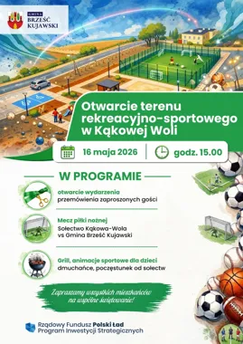 Kąkowa Wola zyska nowy teren sportowy. Otwarcie z meczem i zabawą