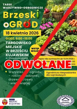Brzeski Ogród nie odbędzie się w kwietniu, organizatorzy szukają nowego terminu