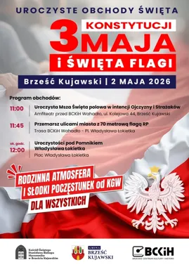 Brześć Kujawski szykuje majowe święto. W centrum będzie wielka flaga