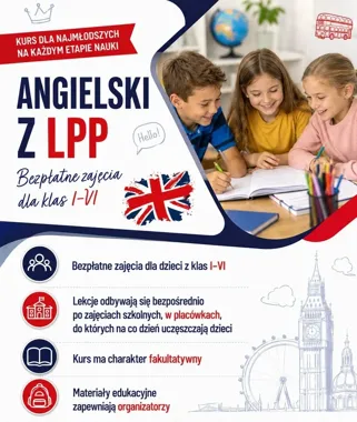Bezpłatny angielski dla uczniów z gminy Brześć Kujawski. Zajęcia już trwają
