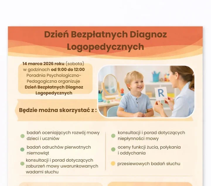 Dzień bezpłatnych diagnoz logopedycznych – wsparcie dla najmłodszych i szkół