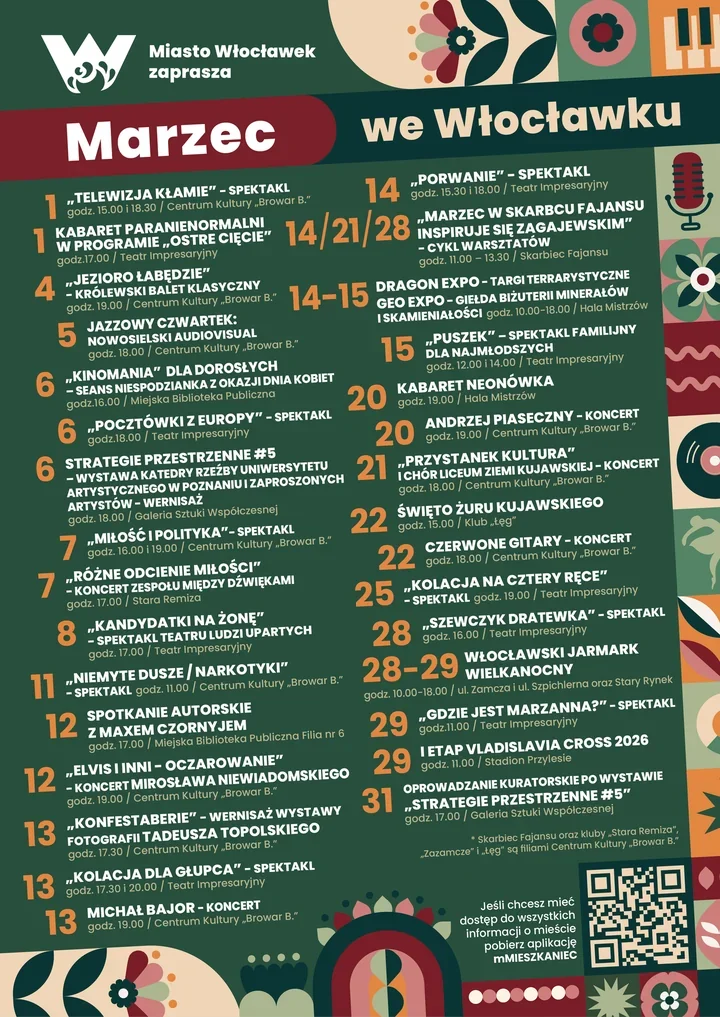 Marzec we Włocławku – spektakle, koncerty i jarmark na Starym Rynku