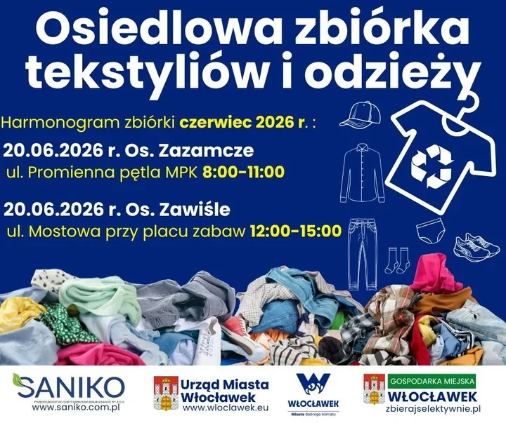 Ubrania i buty mogą jeszcze się przydać. Zbiórki na Zazamczu i Zawiślu