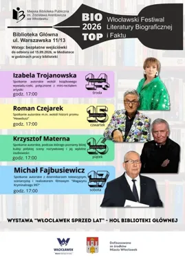Cztery znane nazwiska na Bio Top we Włocławku. Wstęp bezpłatny