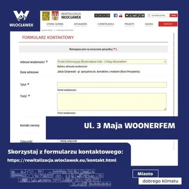 Mieszkańcy mogą zgłaszać uwagi dotyczące woonerfu na 3 Maja
