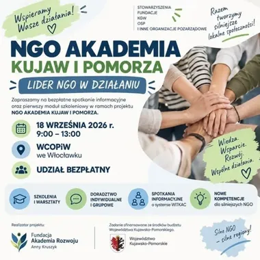 80 godzin wsparcia dla NGO. We Włocławku rusza bezpłatna Akademia
