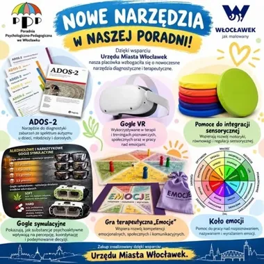Poradnia we Włocławku zyskała nowe narzędzia do diagnozy i terapii