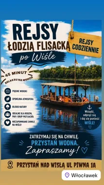 Dwie łodzie, jeden rejs i Wisła z innej perspektywy we Włocławku