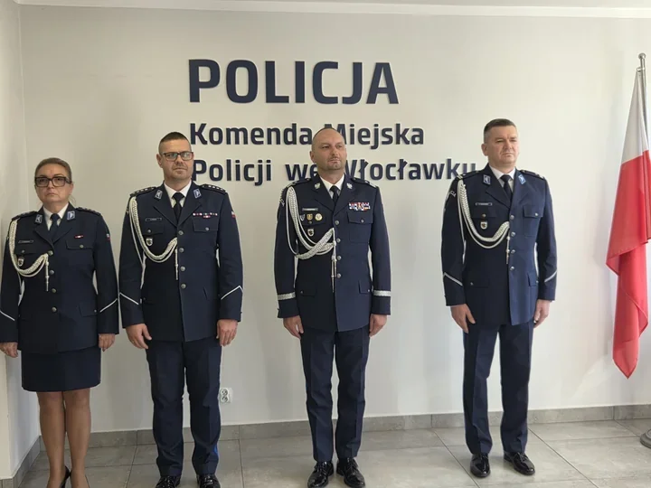 Pełnił obowiązki od września. Teraz został zastępcą komendanta we Włocławku