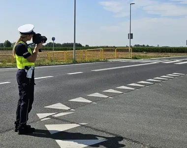 73 wykroczenia na obwodnicy Lubrańca. Pięciu kierowców straciło prawa jazdy