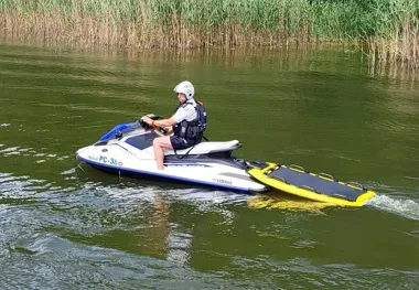 Jedna chwila nad wodą może skończyć się tragedią - policja ostrzega