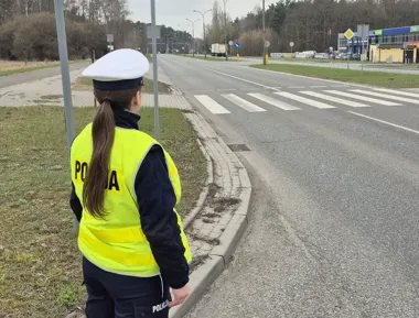 107 kierowców zbyt szybko przy przejściach - policja doliczyła też pieszych