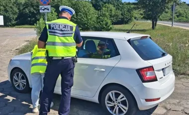 Zamiast mandatów rozdawali ostrzeżenia. Działania na drodze K-67