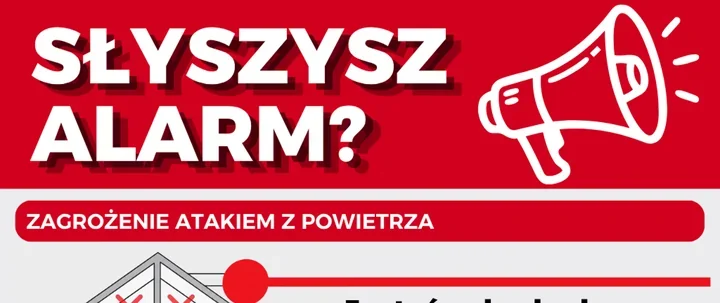 Instrukcje na wypadek zagrożenia z powietrza dostępne dla mieszkańców powiatu włocławskiego