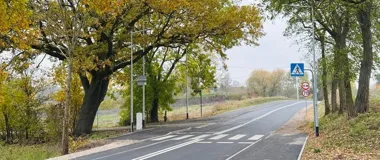 Droga z Brześcia Kujawskiego do Humlina po przebudowie. Inwestycja kosztowała 8,4 mln zł