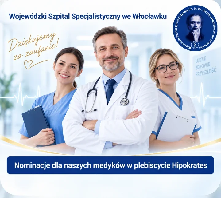 Kilkadziesiąt nominacji dla medyków z Włocławka. Ruszyło głosowanie